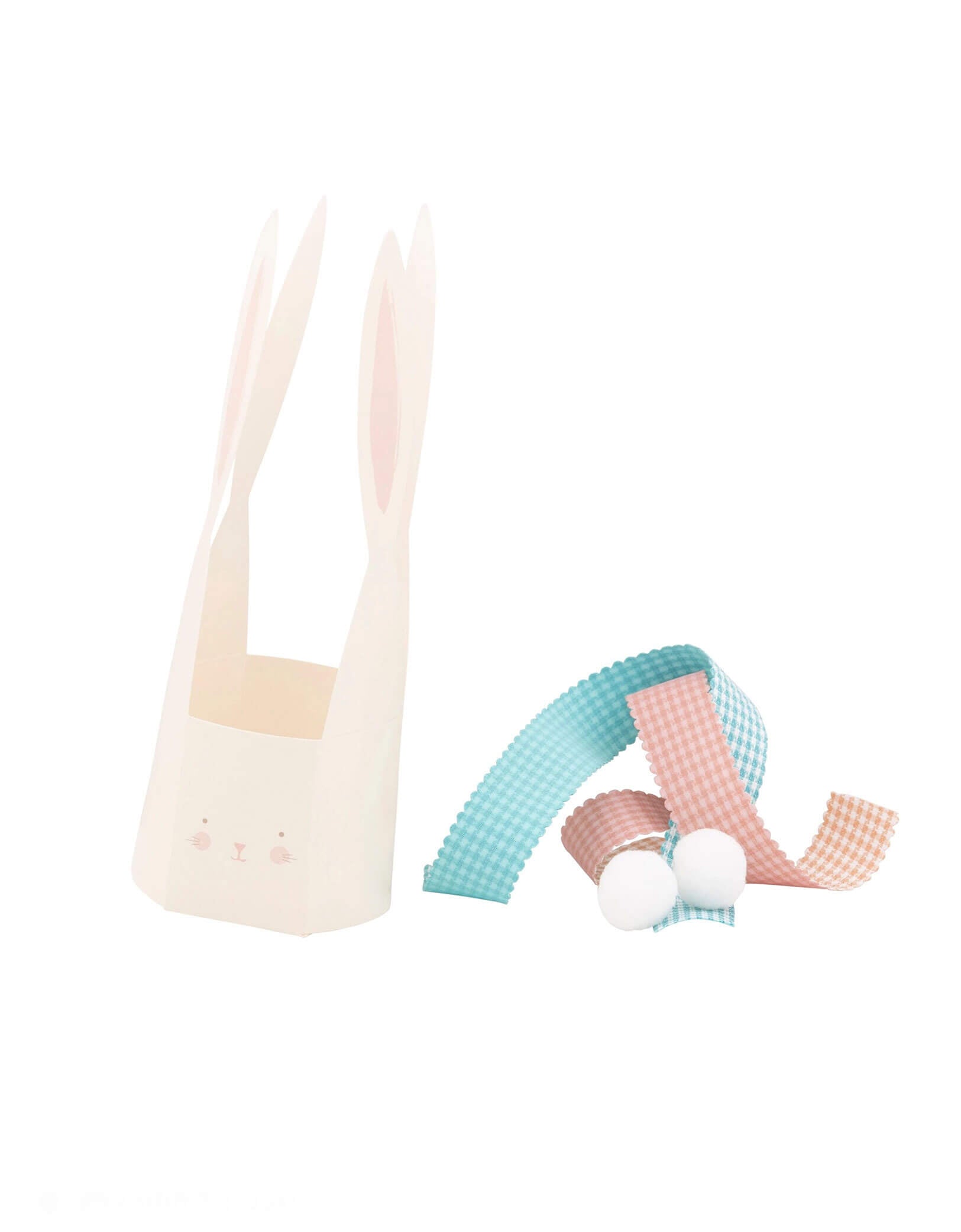 Momo Party's 8" x 7" Bunny Treat Box by My Mind's Eye. Comes in 10 paper boxes, ideal for holding goodies for kids, these boxes bring a fun element to your Easter celebrations.