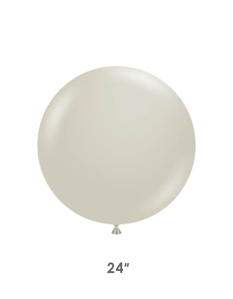 Momo Party's 24″ Stone Latex balloons from Tuftex. UPC: 719784243960 SKU: TUF-24396