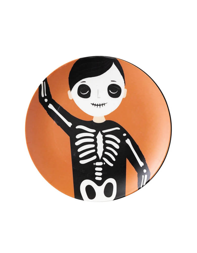 Trick or Treaters Reusable Bamboo Plate Set (Set of 4)