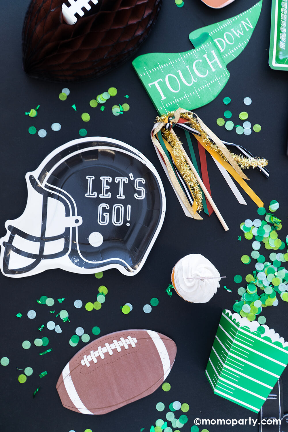 Mini Football Popcorn Boxes (Set of 8)