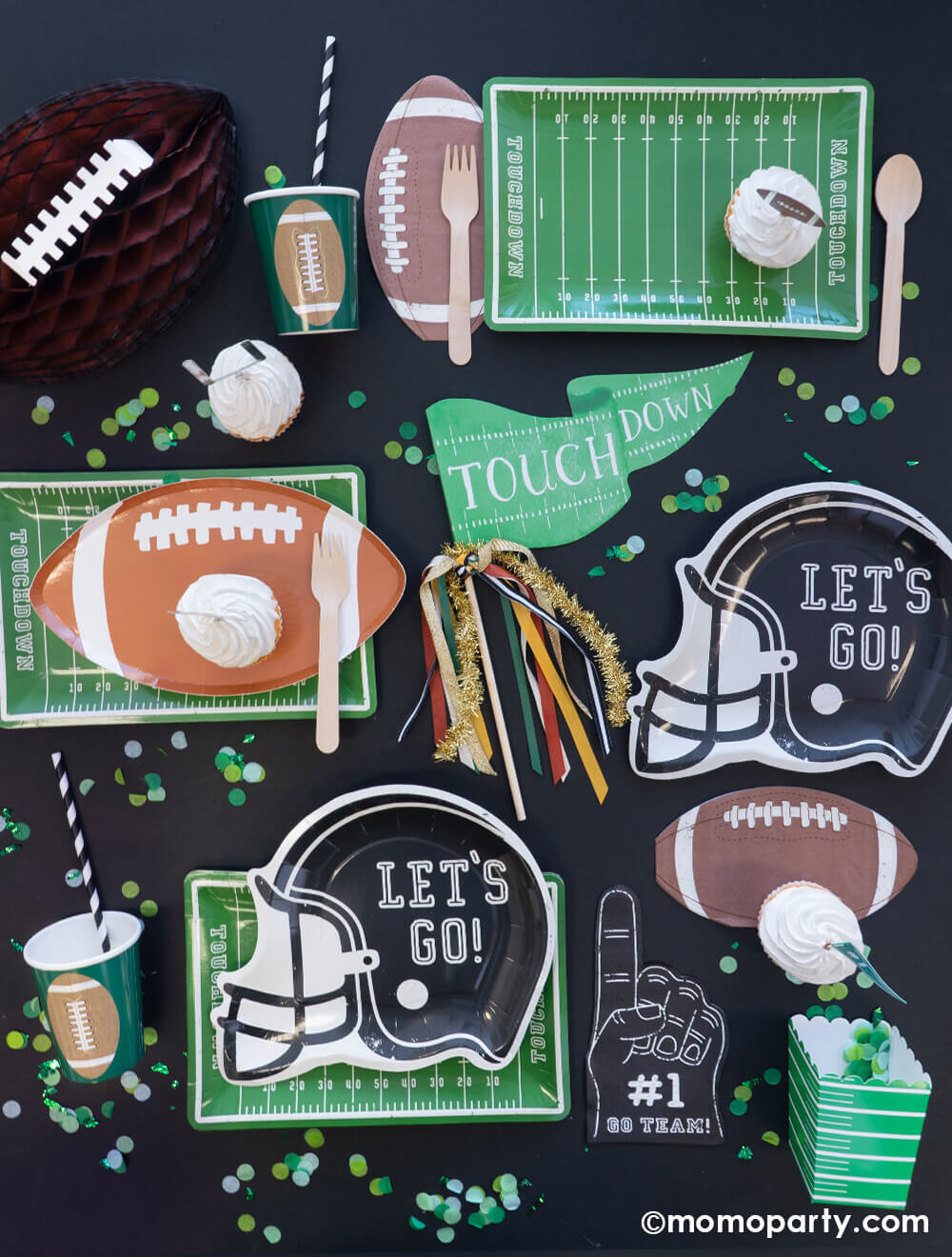 Touchdown Football Tailgate Party Pennant