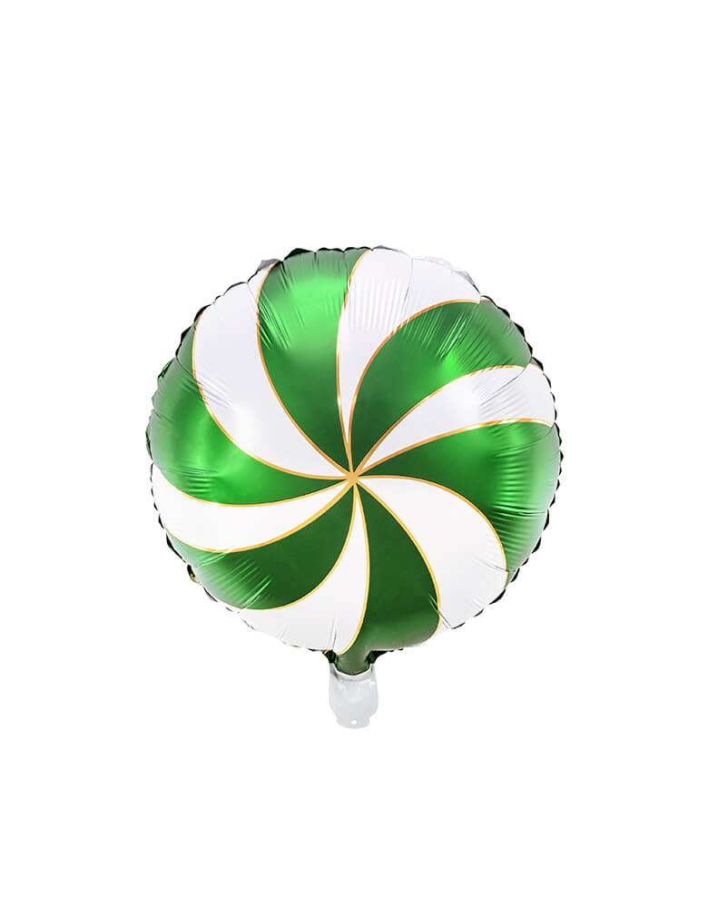 Party Deco - Candy Foil Balloon in Green. Add some sweetness to your Christmas party with this 18 inches festive candy foil balloon.