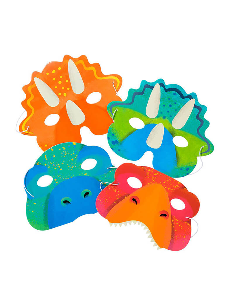 Talking Tables Party Dinosaur Paper Masks Set of 8