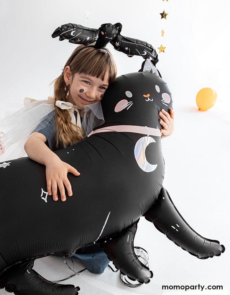 Halloween Black Cat Foil Balloon