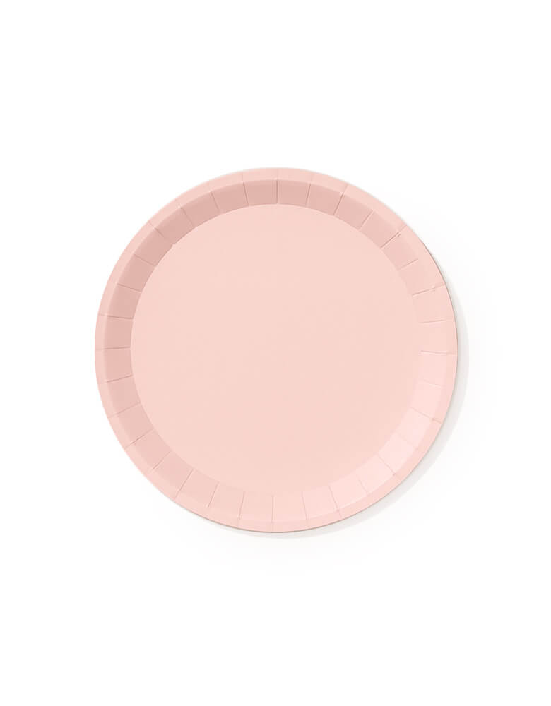 Pale Pink Small Plates by Coterie. Pack of 10. These round plates come in soft light pink colors. These Morden and high quality party tableware at party online store, party boutique online store, party supplies at momopartys.shop
