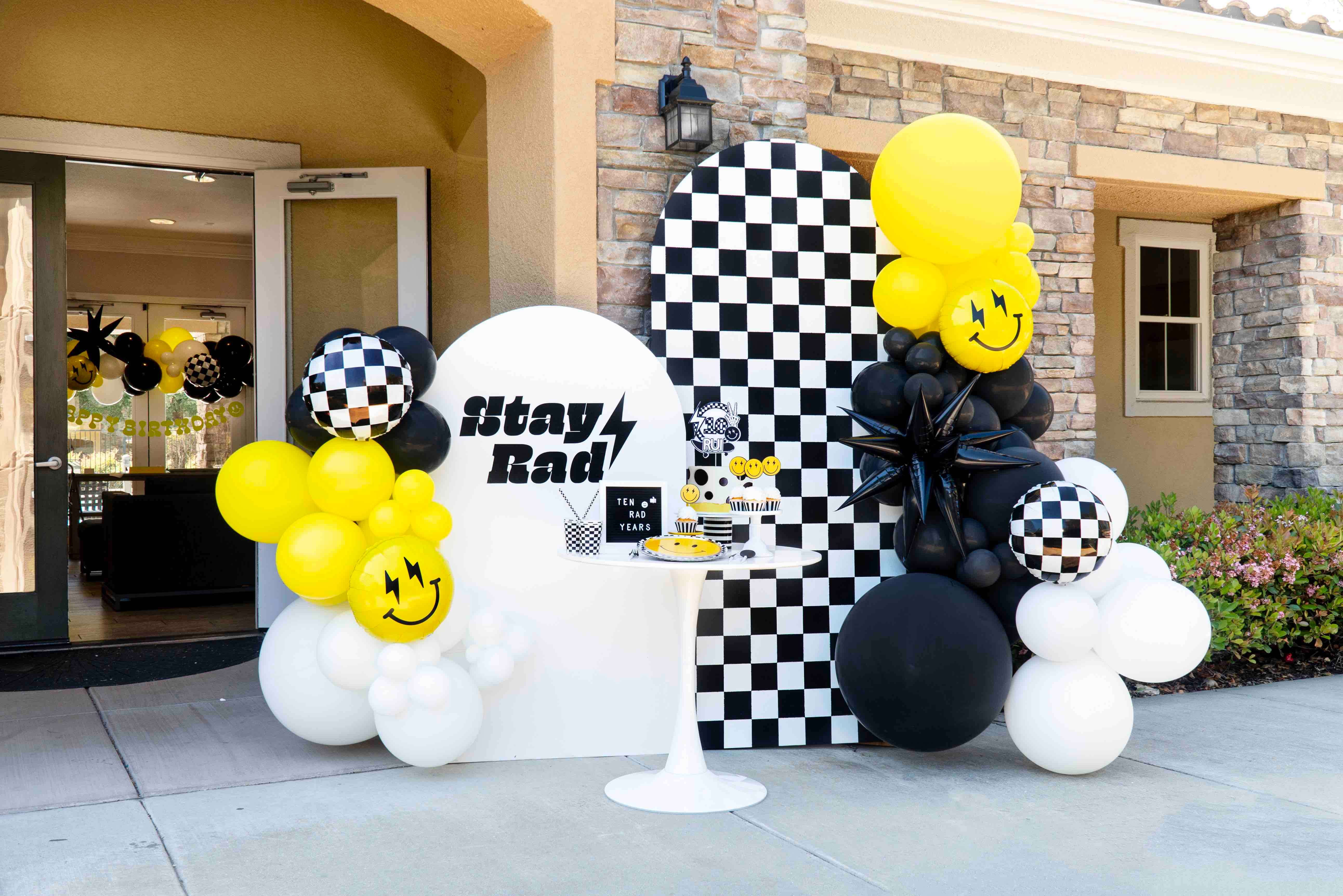 Kid's Cool Dude Party Set Up_Ten Rad Years 10th Birthday Party Ideas_by Momopartys