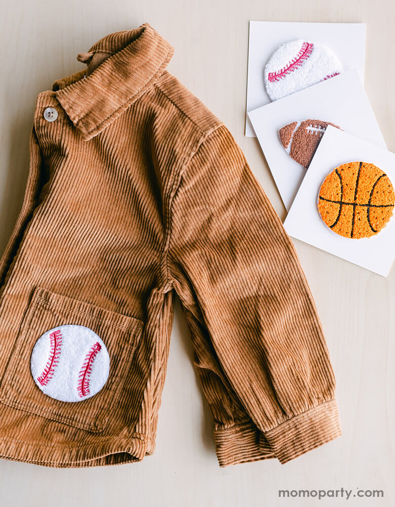 Show off your love for baseball with Momopartys's Good Sport Baseball Patch by Jollity & Co. Designed in the shape of a classic baseball, this embroidered patch is perfect for customizing sports bags, caps, backpacks, or jackets. Whether you're looking for a unique birthday gift for a baseball fan or a fun party favor, this high-quality patch makes a great addition to any sports lover’s collection. Shop now at Momopartys for the ultimate baseball-themed access