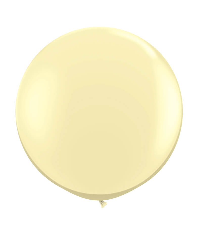 Ivory Silk 36″ Latex Balloons by Qualatex Balloons. This jumbo 36" round latex balloon is perfect for making a stunning balloon cloud at a larger scale. Or simply decorate it with tassels, ribbon, or fringe to create a WOW effect!   find these high quality party supplies at momopartys.shop
