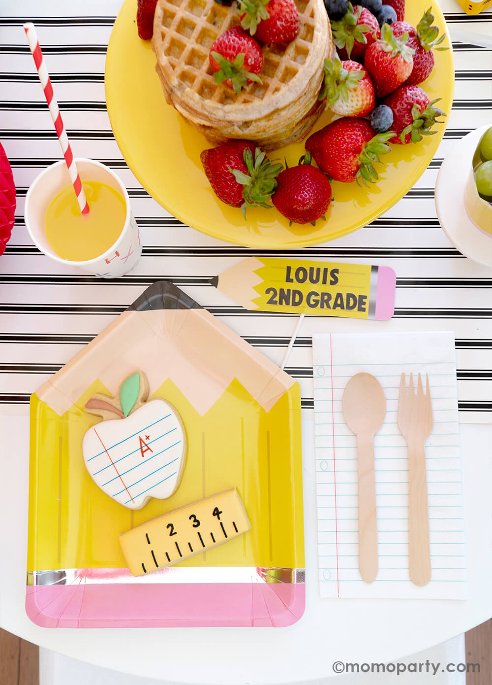 Back To School Personalizable Cake Topper