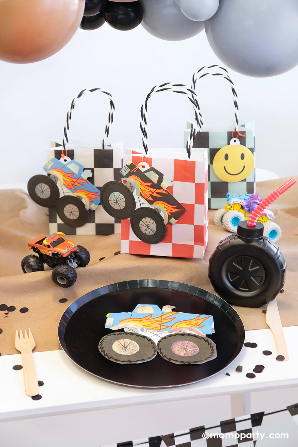 Monster Truck Napkins (Set of 16)