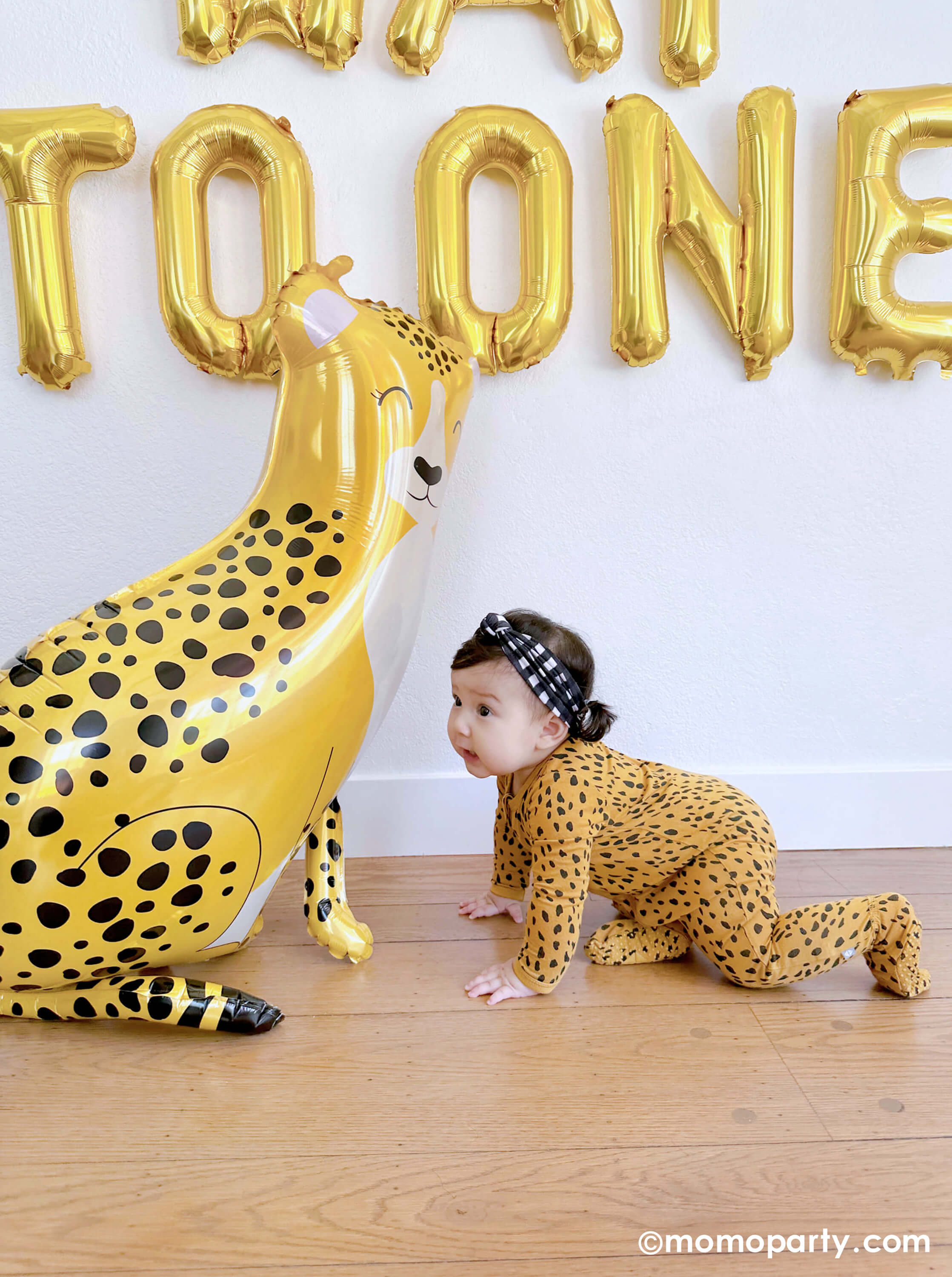 Jungle Cheetah Foil Mylar Balloon