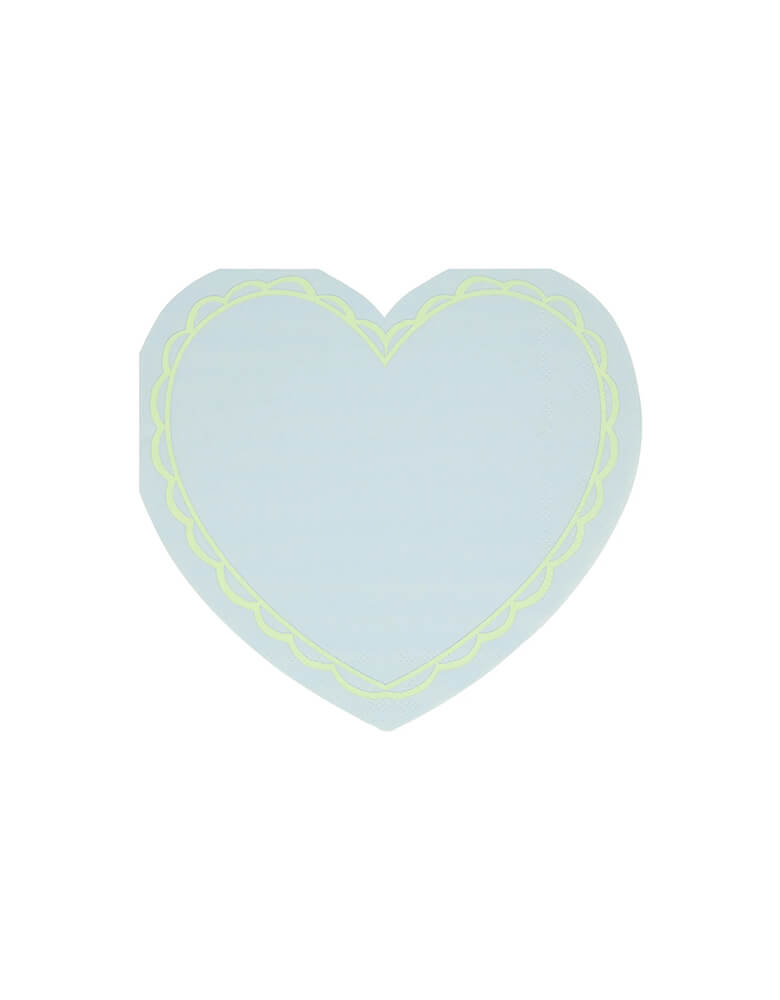 Pastel Heart Large Napkins (Set of 16)