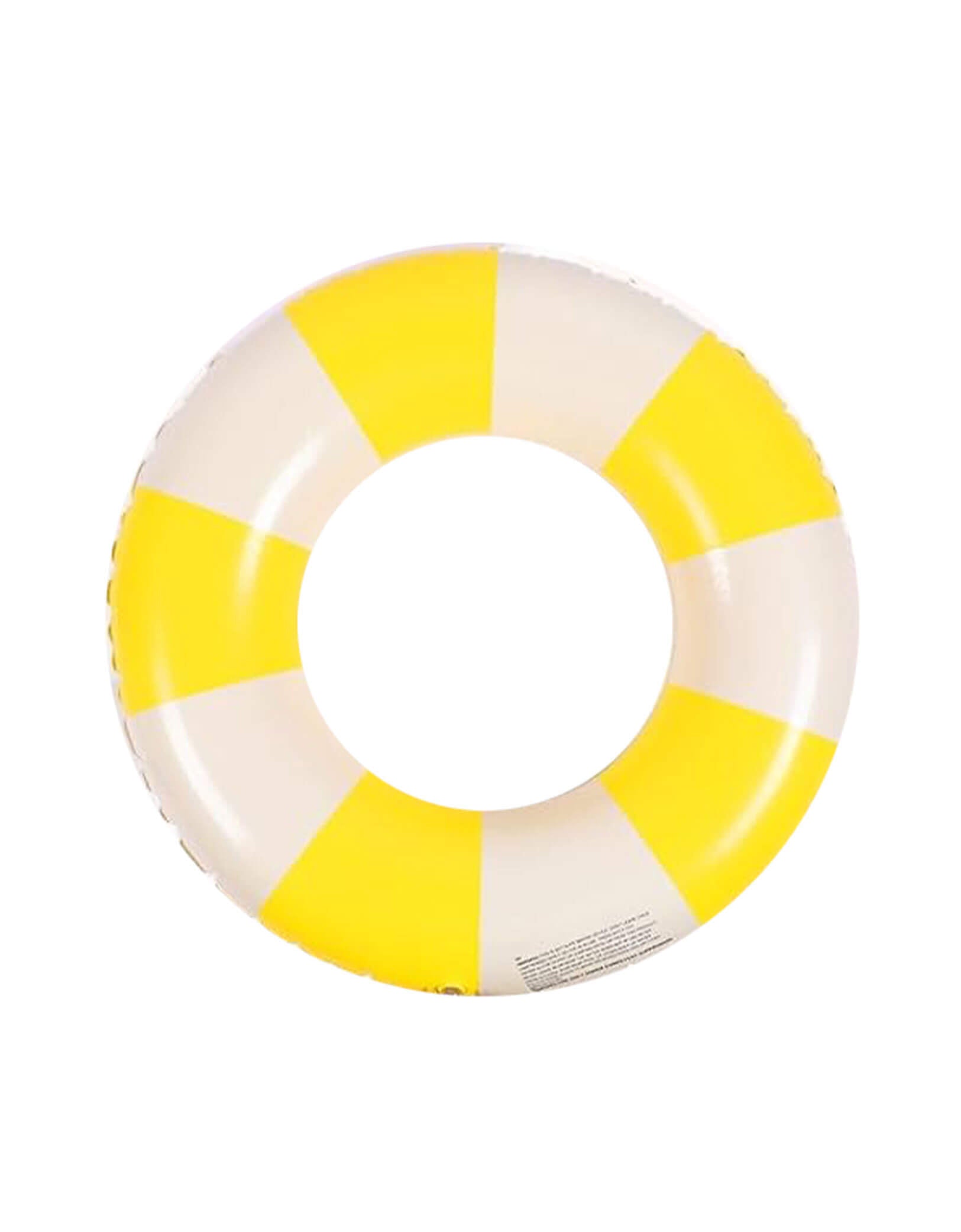 Momo Party's 23" Vintage Yellow Pool Ring Inflatable. Float into fun with this sunny yellow pool ring! This vintage-style inflatable delivers a dose of retro coolness to your aquatic escapades, brightening up your poolside festivities with its cheerful hue. It's the perfect buoyant buddy to transform ordinary swim sessions into memorable, photo-ready pool parties that everyone will be talking about!