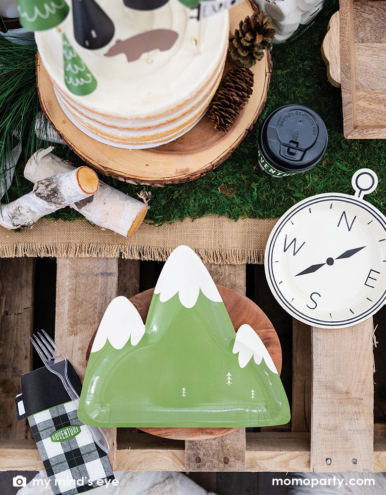 Adventure Mountain Shaped Plates (Set of 8)
