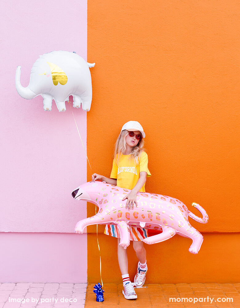 Elephant Foil Mylar Balloon