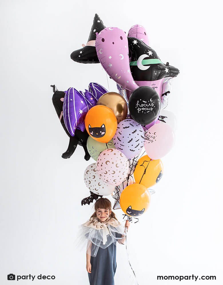 Pink Round Hocus Pocus Foil Mylar Balloon