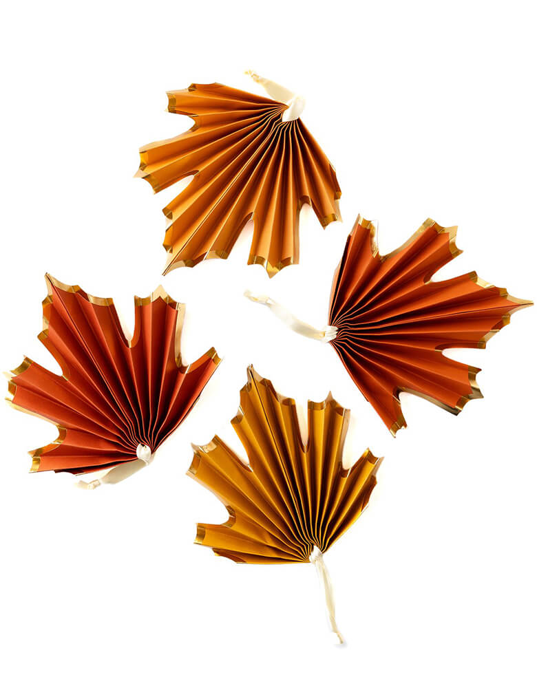 Harvest Thanksgiving Leaf Fan Banner