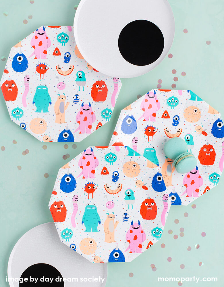 Little Monsters Eyeball Small Plates (Set of 8)