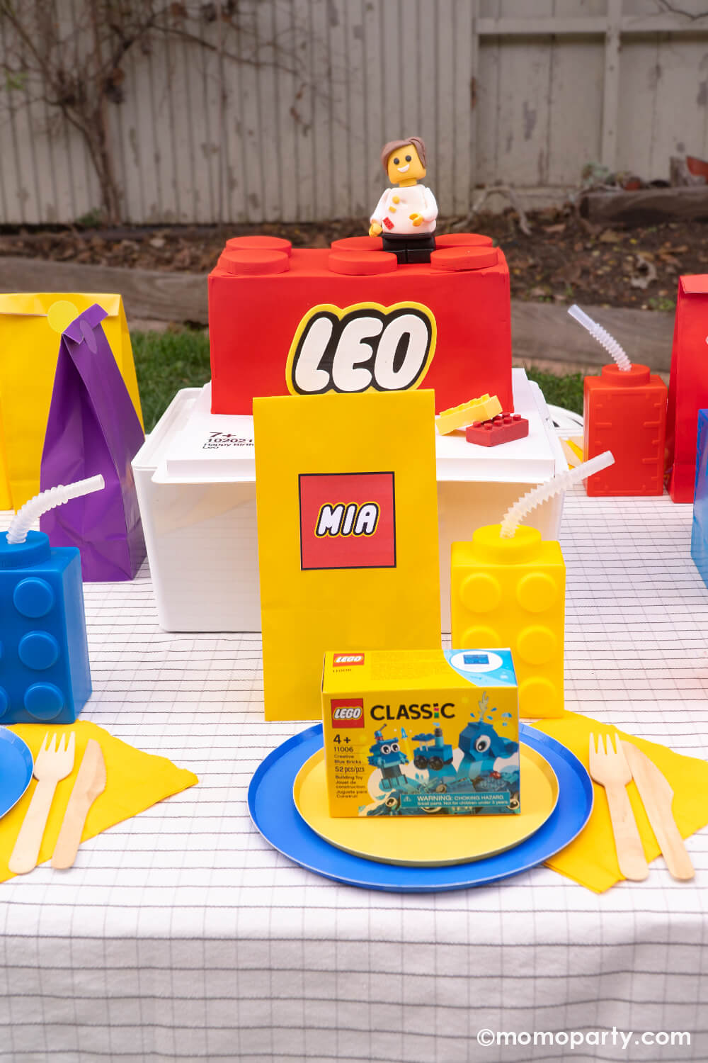 Brick Block Party Sippers (Set of 4)