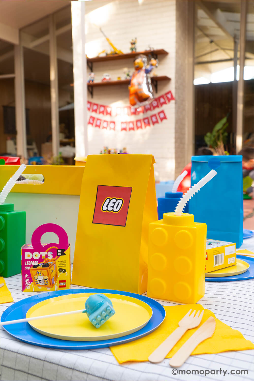 Brick Block Party Sippers (Set of 4)