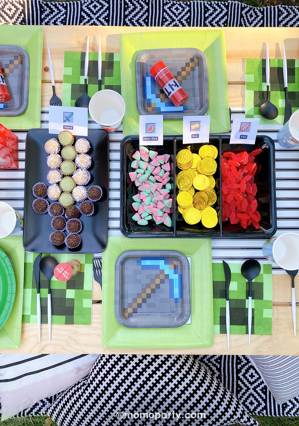 Minecraft Dessert Paper Plates (Set of 8)