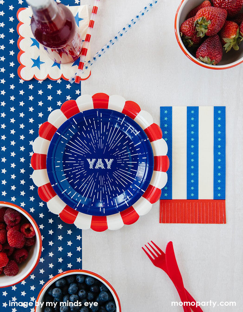Firework Yay Small Plates (Set of 8)