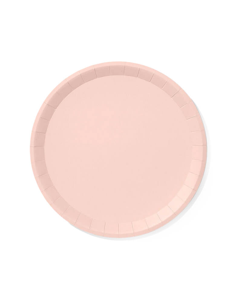 Pale Pink Large Plates by Coterie. Pack of 10. These round plates come in soft light pink colors. These Morden and high quality party tableware at party online store, party boutique online store, party supplies at momopartys.shop
