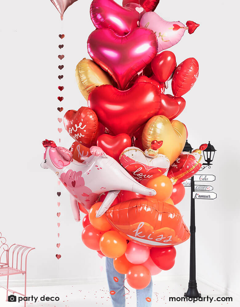 Kiss Me Lips Foil Balloon