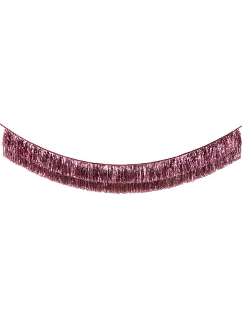 Meri Meri Pink Tinsel Fringe Garland 
