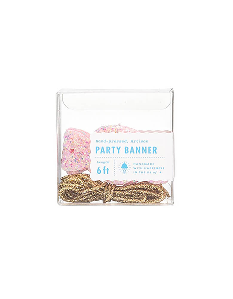 Trick or Treat Party Banner - Pink