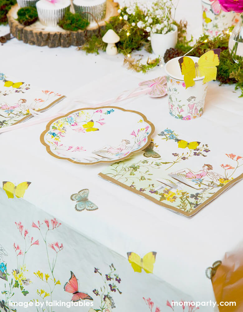 Truly Fairy Paper Cups with Butterflies (Set of 12)